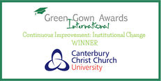 International Green Gown Awards Continuous Improvement Winner