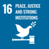16 - Peace Justice and Strong Institutions
